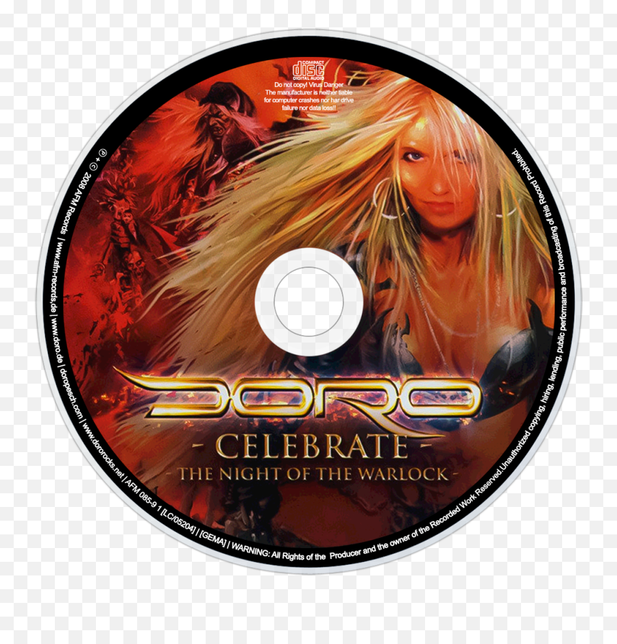 Doro - Celebrate The Night Of The Warlock Theaudiodbcom Optical Disc Png,Warlock Icon
