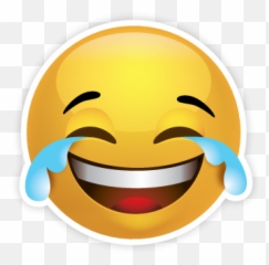 Smiley Face Tears Crying Hq Png Image - Laughing Emoji