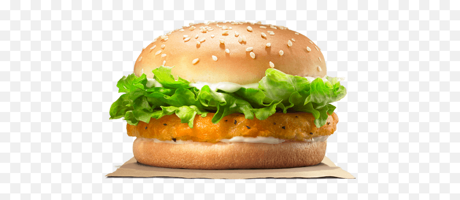 Chicken Burger Png Transparent Image Arts - Crispy Chicken Burger King,Burger Png