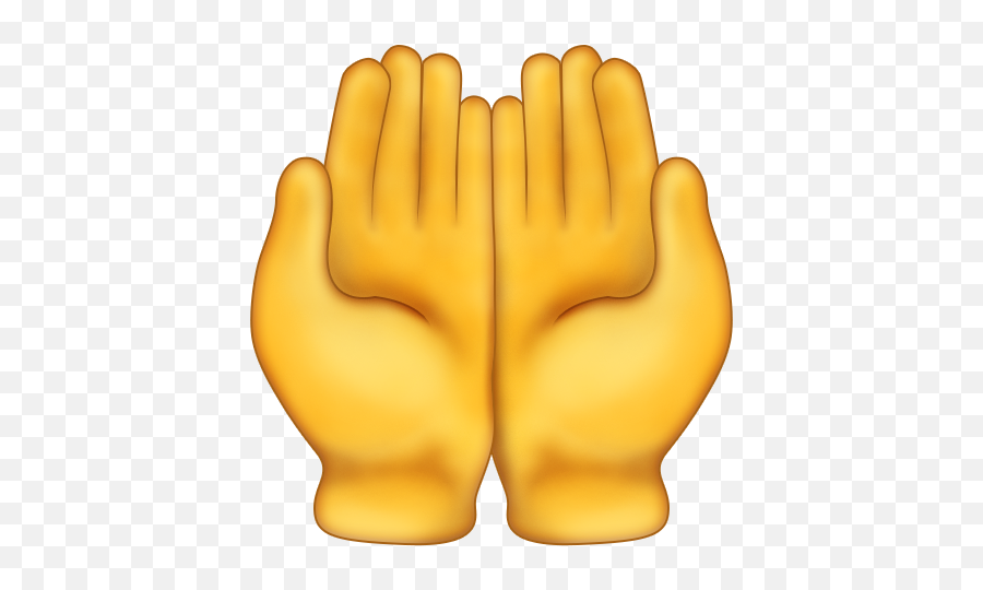 Palms Up Together Emoji - Emoji Of Hands Together Png,Hand Emoji Transparent