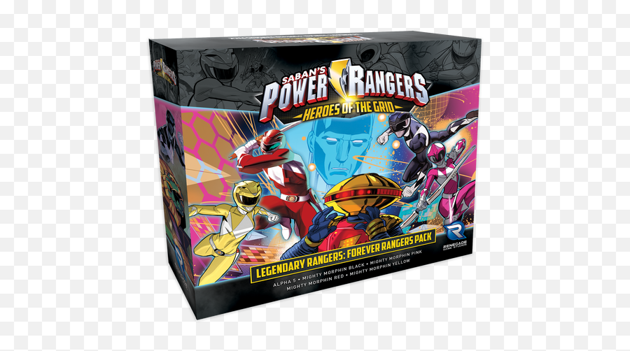 Power Rangers Heroes Of The Grid Zeo Ranger Pack - Renegade Power Rangers Heroes Of The Grid Legendary Rangers Forever Rangers Pack Png,Heroes Of The Storm Alpha Icon