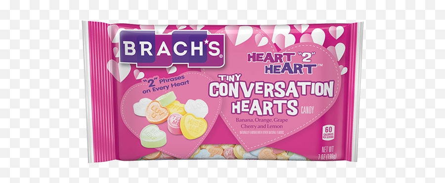Heart 2 Hearts Brachu0027s Candy - Tiny Conversation Hearts 14 Oz Png,Two Hearts Icon