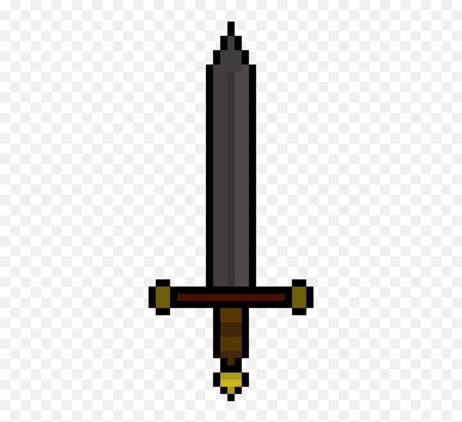 Download Hd Pixel Sword Png Black And White Library - Sword Pixel Art Png,Sword Png