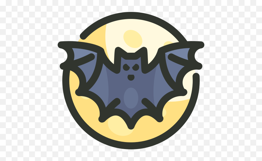 Bat Danger Halloween Horror Free Icon Of 01 - Emblem Png,Halloween Bat Png