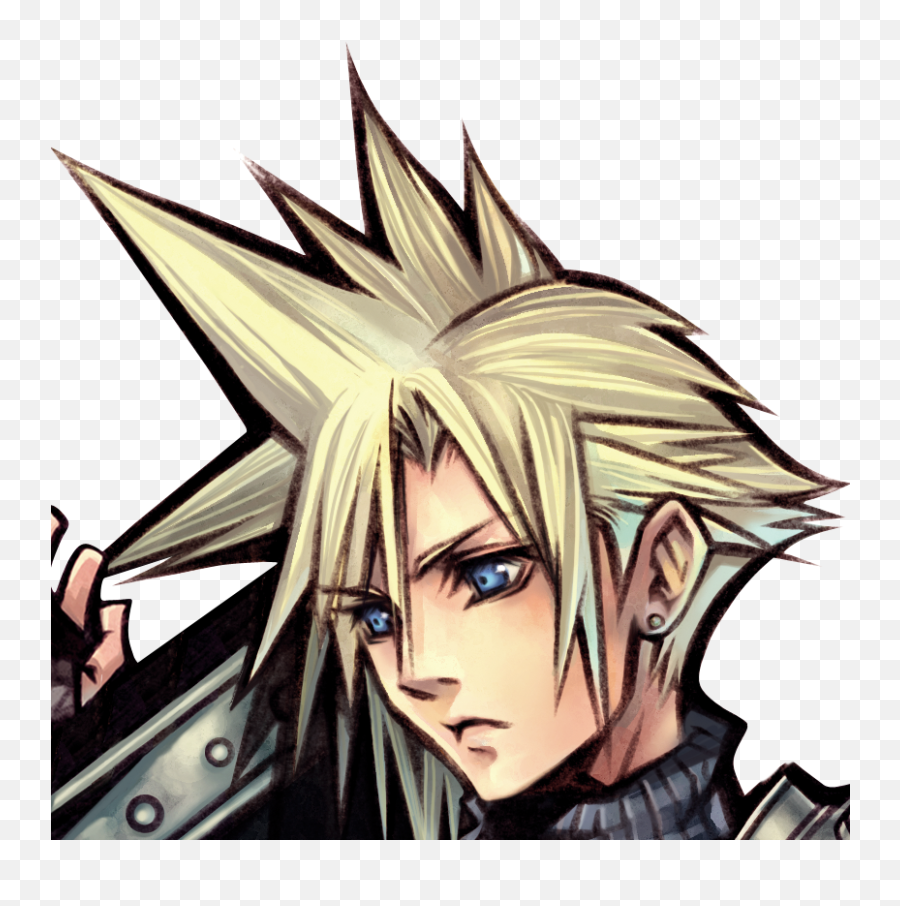 Cloud Strife Png - Final Fantasy Dissidia Icon,Cloud Strife Png