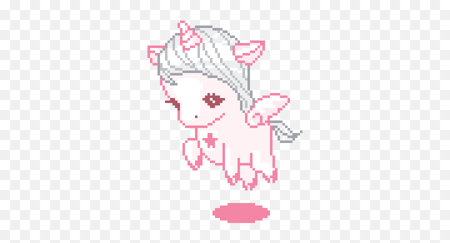 Cute Gif Kawaii And Pastel - Cute Unicorn Pixel Gifs Png,Kawaii Gif Transparent