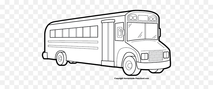 Bus Clipart No Background Png Image - Transparent Background School Bus Clipart Black And White,School Bus Transparent Background
