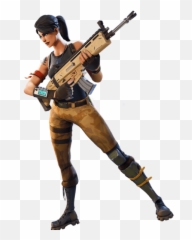 Fortnite Scar Fortnitebattleroyale - Skin With Gun png