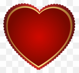 Heart Png Transparent - Gold Clipart