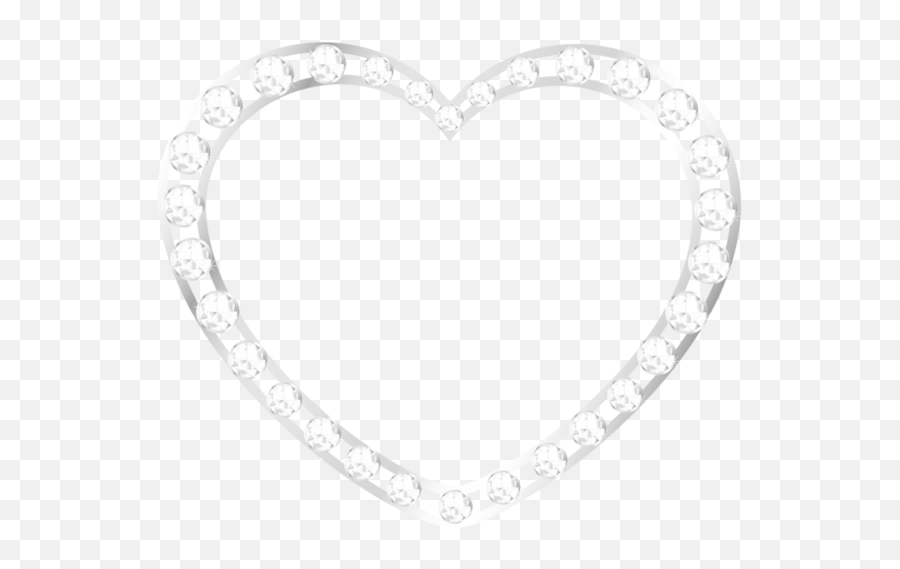 Silver Heart With Diamonds Png Official Psds - Silver Heart Png,Diamond Png Transparent