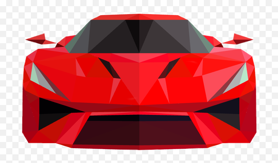 Car Sportscar Ferrari Redcar Geometry Geo Shapes - Lamborghini Sesto  Elemento Png,Red Car Logo - free transparent png images 