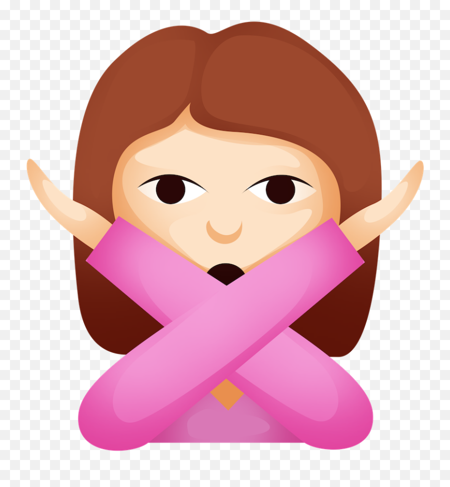 Emoji Girl Png Picture - Say No Emoji Png,Emoji Png Pack