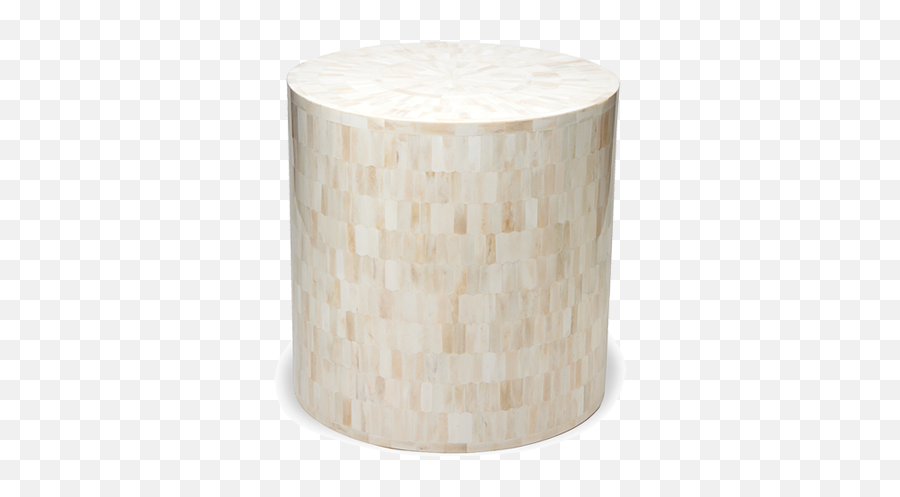 Serenity End Table Stool In Bone U2014 Products - Farrago Png,End Table Png