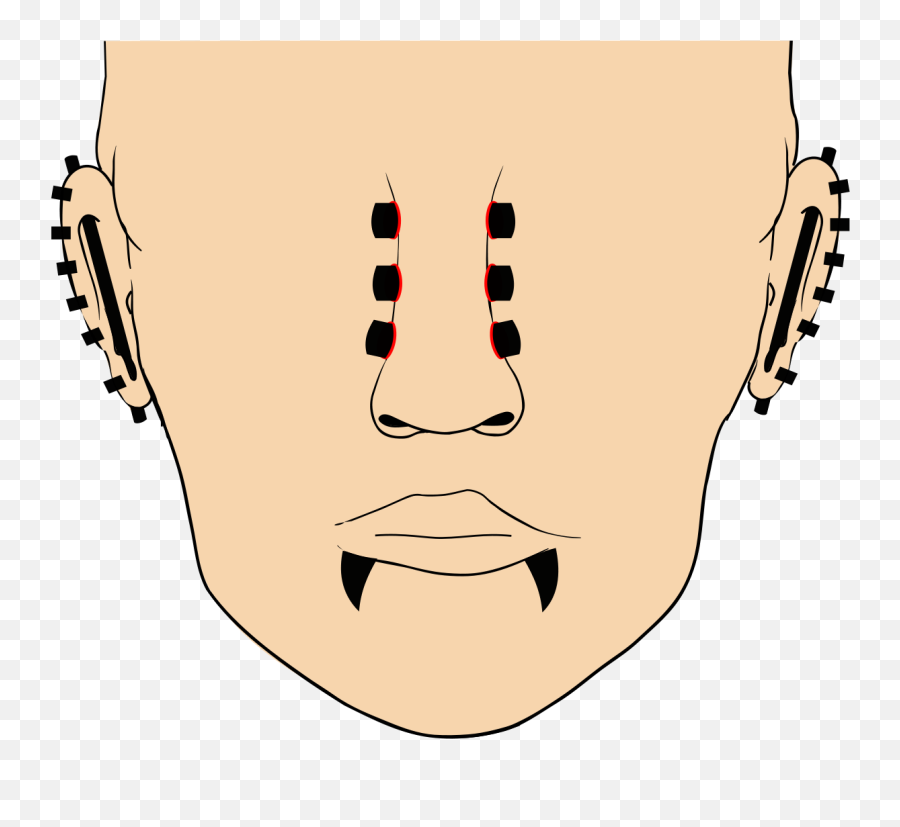 Piercing Tendô - Naruto Pain Piercings Png,Transparent Piercings