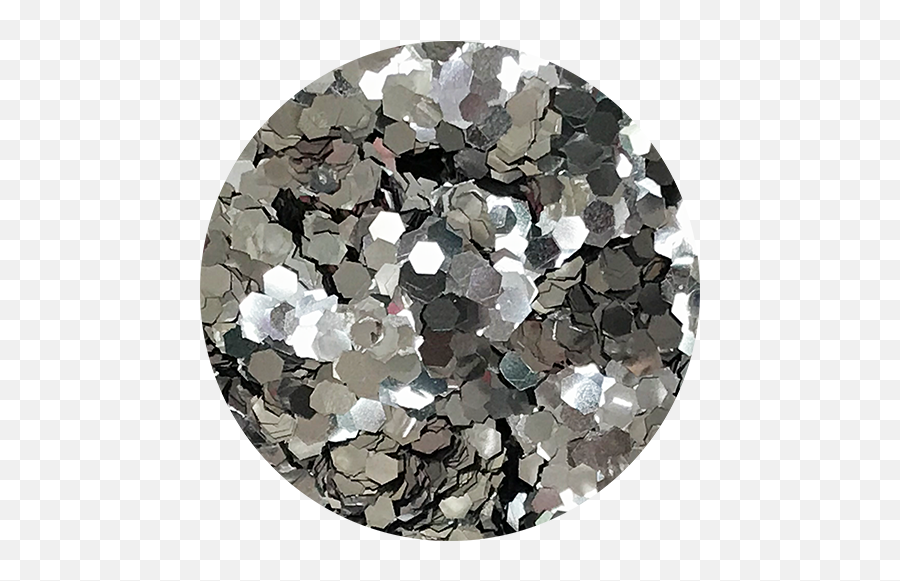 Hex Jumbo Silver - Crystal Png,Silver Confetti Png