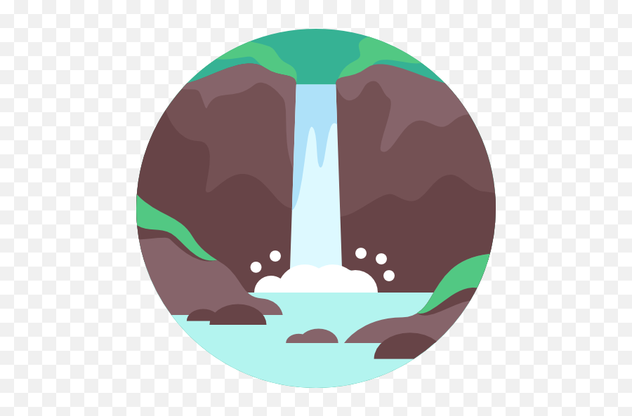 Free Nature Icons 2000 In Png Eps Svg Format - Waterfall Icon,Mountain Icon Png