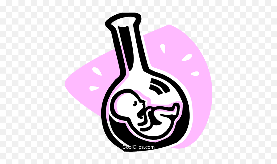 Fetus Royalty Free Vector Clip Art Illustration - Vc075912 Test Tube Baby Clipart Png,Fetus Png