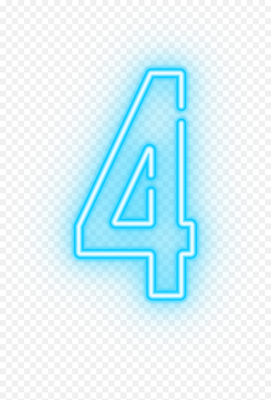 Number 4 Clipart Neon Green - Graphic Design Png,4 Png