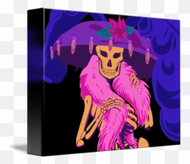 La Catrina Calavera By Erika Harm - Illustration Png,Catrina Png