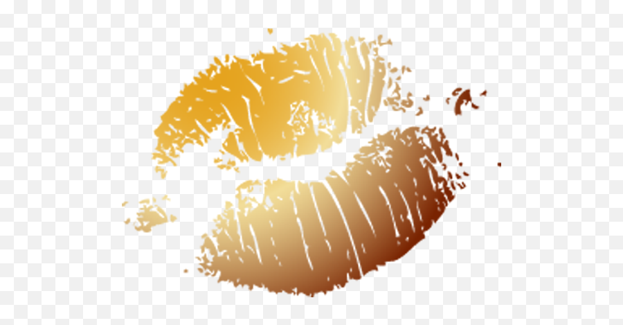 Gold Lips Png Picture - Illustration,Gold Lips Png