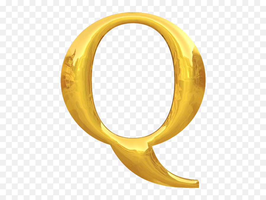 Gold Typography Q - Letter Q Gold Png,Q&a Png