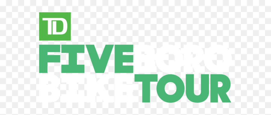 Td Five Boro Bike Tour Presented By - Td Five Boro Bike Tour 2020 Png,Td Logo