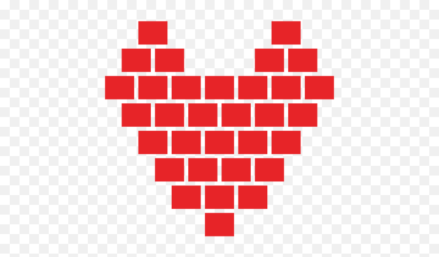 Heart Made Of Cubes Sticker - Transparent Png U0026 Svg Vector File Heart Mosaic Frame Png,Heart Pattern Png