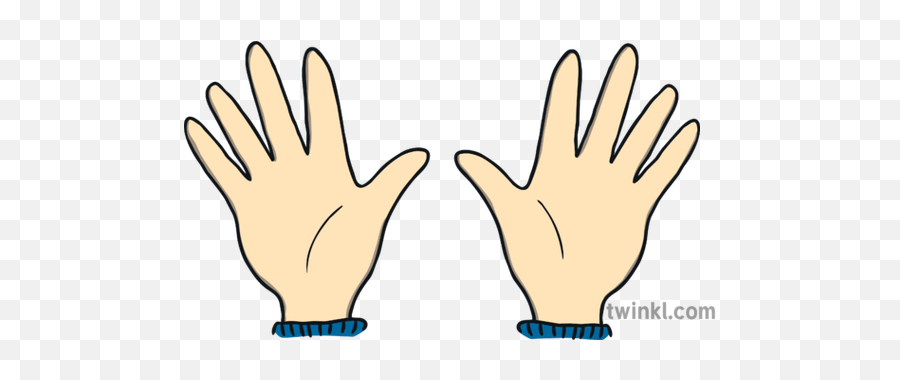 Ks1 Two Hands Up Illustration - Twinkl Twinkl Hand Png,Hands Up Png