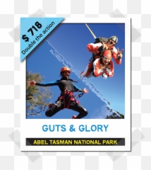 Abel Tasman Canyoning - The Guts U0026 Glory Adrenaline Combo Extreme Sport Png,Guts Png