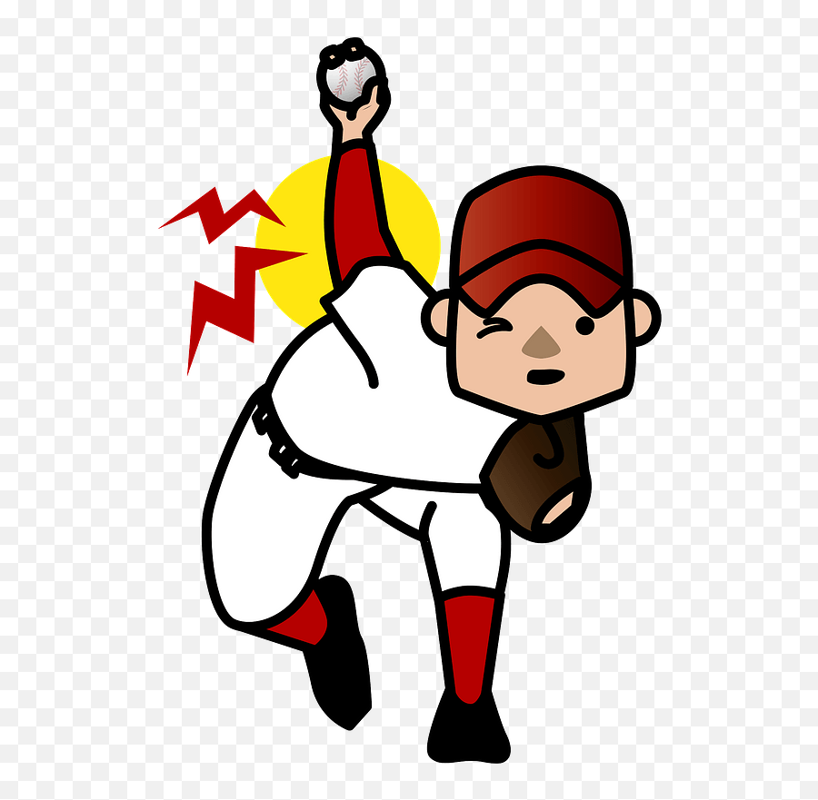 Baseball Pitcher Has A Back Injury Clipart Free Download Png Transparent
