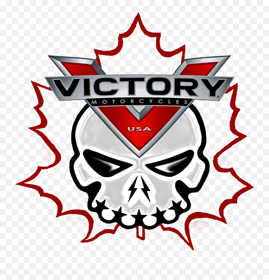 Photo Canuck Victory With Maple Leaf Outline In The Album - Victory Motorcycles Png,Leaf Outline Png
