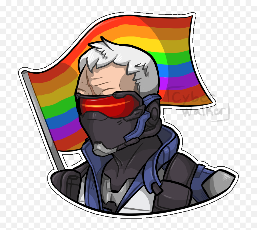 Soldier 76 - Cartoon Png,Soldier 76 Png