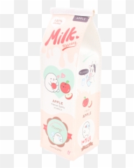 Moongs Milk Carton Pencil Case - apple Food Pencil Case Milk png