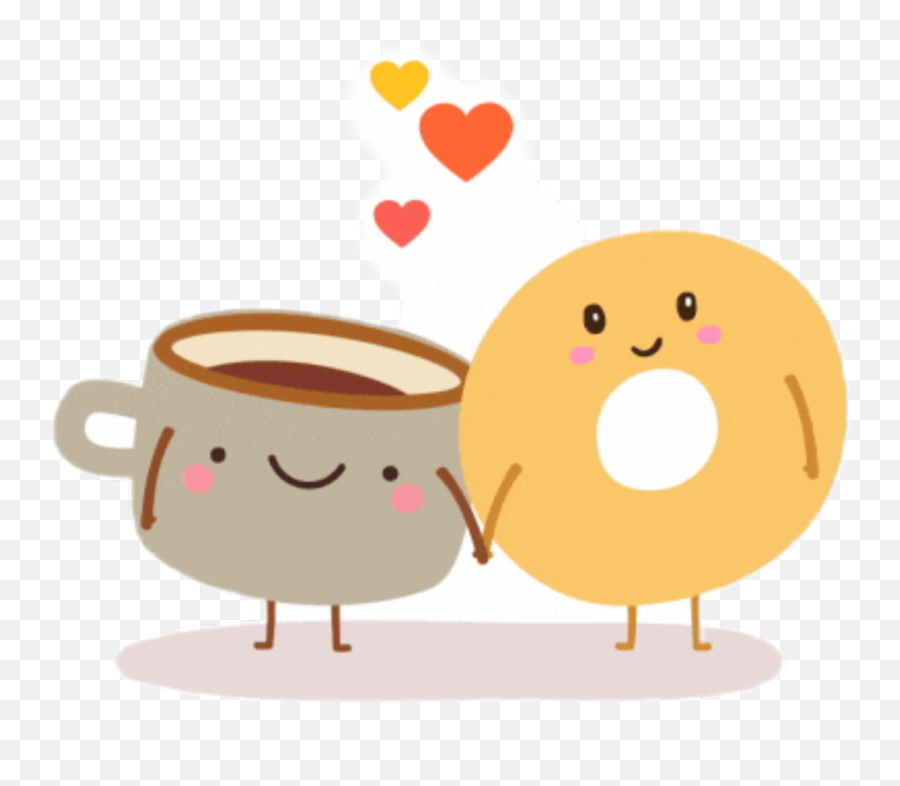 Bagel Sticker - Bagels And Coffee Clip Art Transparent Bagel Clipart Png,Bagel Transparent