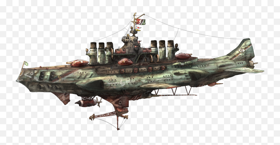 Greyhien Class Battleship By Aoiwaffle - Warship With Transparent Background Png,Battleship Png