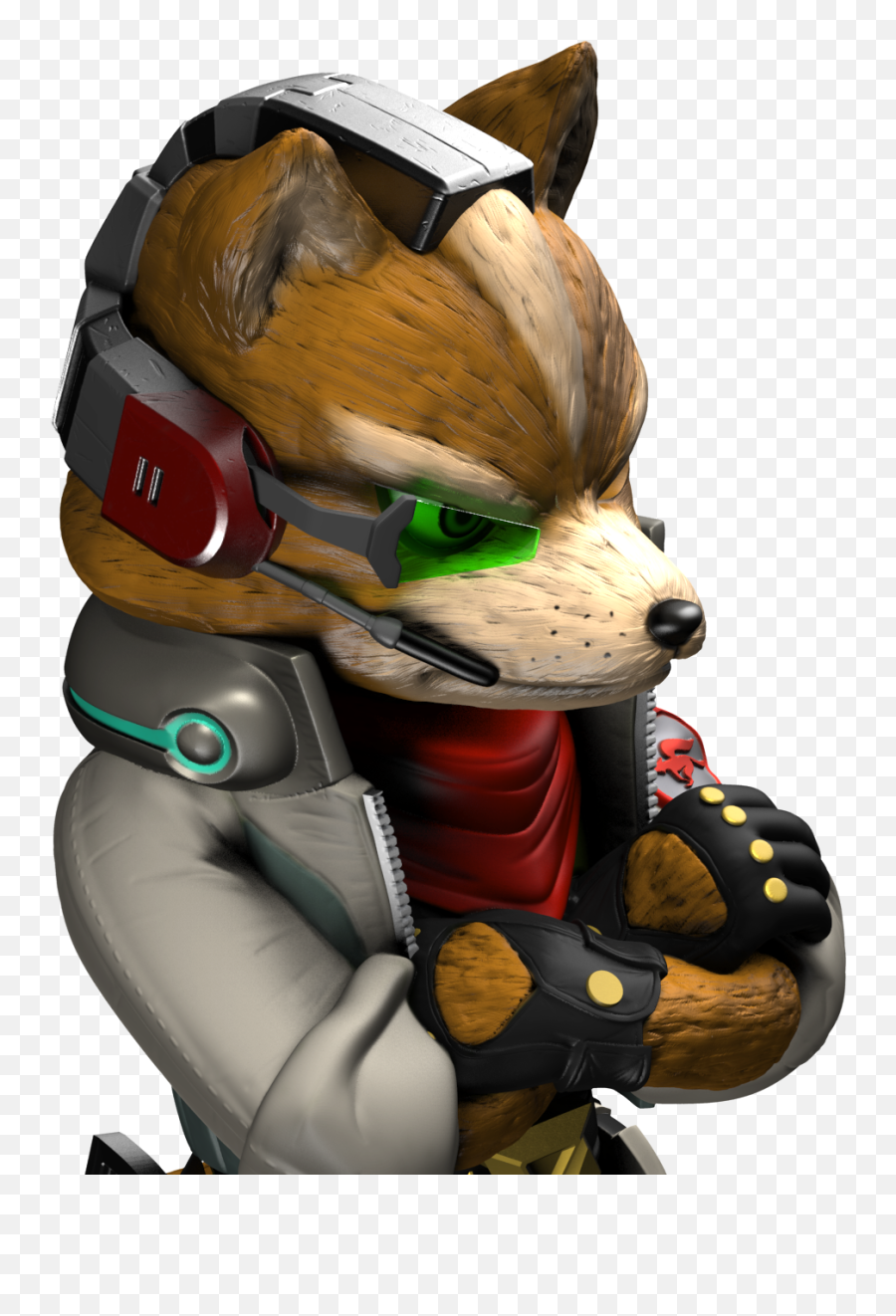 Fox Mccloud Sculpt For Polyresin - Action Figure Png,Fox Mccloud Png