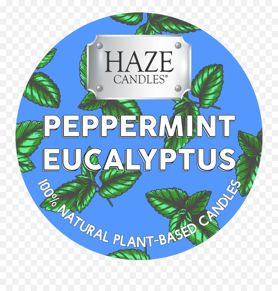 Peppermint U0026 Eucalyptus - Amber Jar Haze Candles Mint Leaf Png,Eucalyptus Png