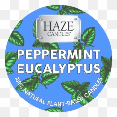 Peppermint U0026 Eucalyptus - Amber Jar Haze Candles Mint Leaf Png,Eucalyptus Png