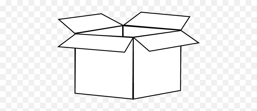 White Box Clipart - Black White Box Png,White Square Png