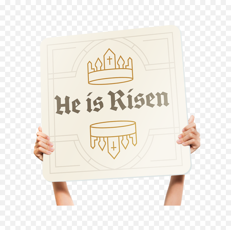 He Is Risen U2013 Popsignsco - Happy Png,He Is Risen Png