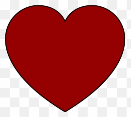 Solid Garnet Heart Svg Vector Clip Art - Testing Png,Garnet Png