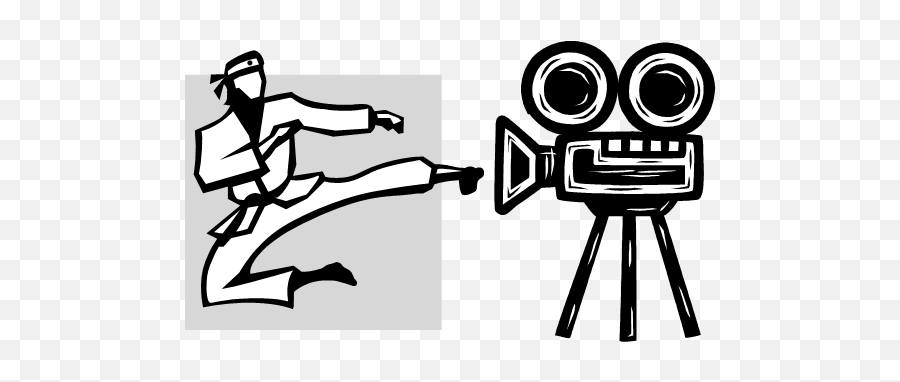 Download Hd Movie Clipart Action - British Vogue Logo Clip Art Old Film Camera Png,Movie Clipart Png