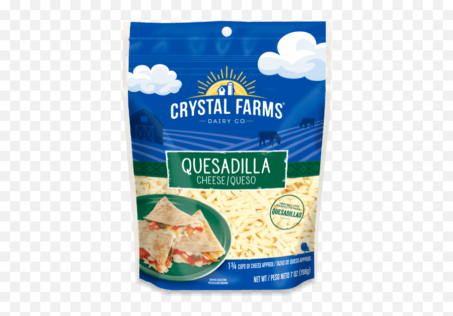 Quesadilla Cheese From Crystal Farms - Oaxaca Cheese Png,Quesadilla Png