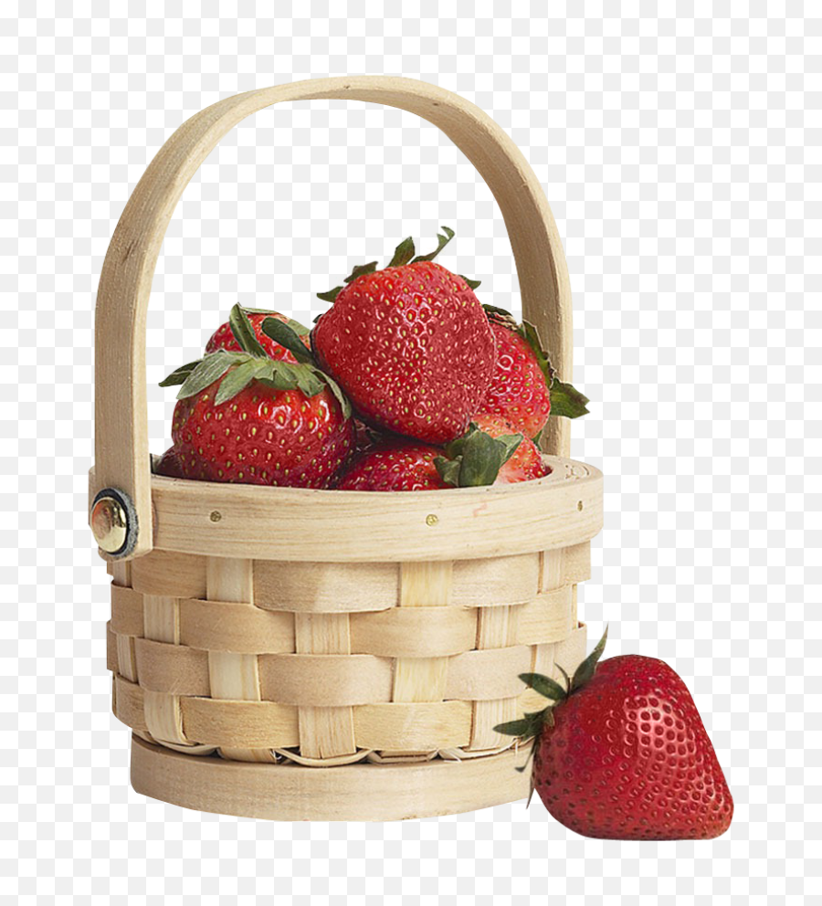 Download Strawberry In Basket Png Image For Free - Strawberry Basket Png,Strawberries Transparent Background