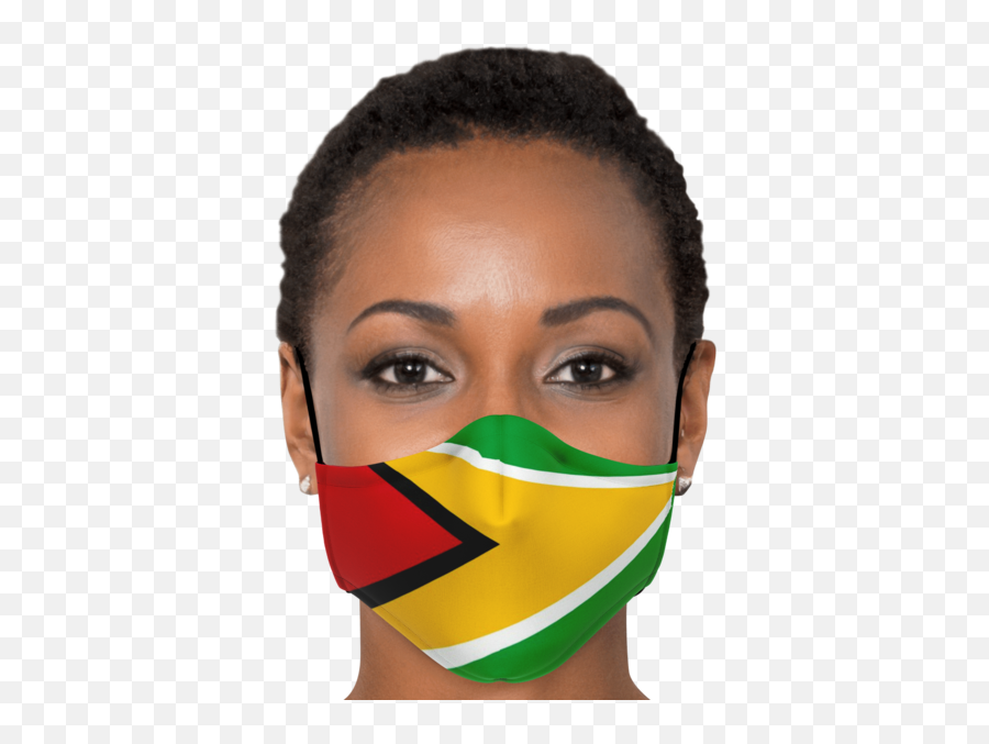 Guyana Flag Camouflage Cloth Face Masks - Cloth Face Mask Png,Guyana Flag Png