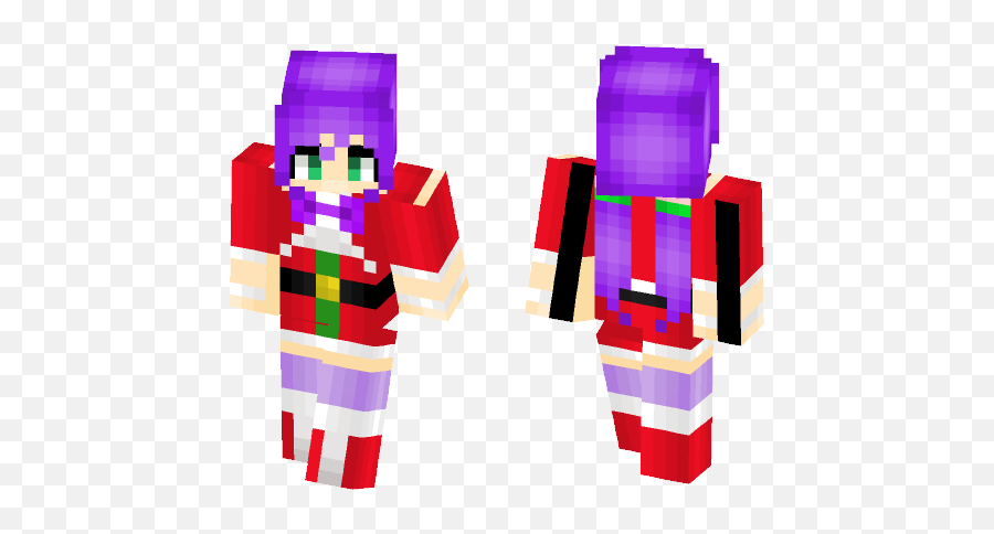 Download Nozomi Tojo - Christmas V1 Set Minecraft Skin For Minecraft Girl Skin Pajamas Png,Nozomi Tojo Png