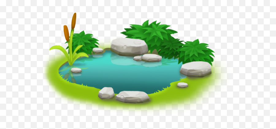 Lake Clipart Lily Pad Pond Transparent - Pond Clipart Transparent Background Png,Lily Pad Png