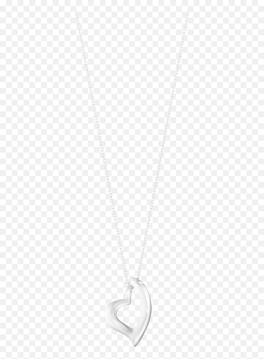 Hearts Of Georg Jensen Necklace With Pendant - Solid Png,Silver Heart Png