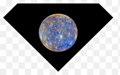 Download Hd 01 Mercury - Earth And Space 100 Postcards Clearest Pictures Of Planets png
