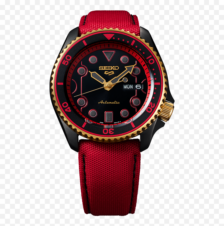 Seiko 5 Sports Street Fighter V Limited Edition Ken Model - Seiko Street Fighter Ken Png,Street Fighter 2 Logo